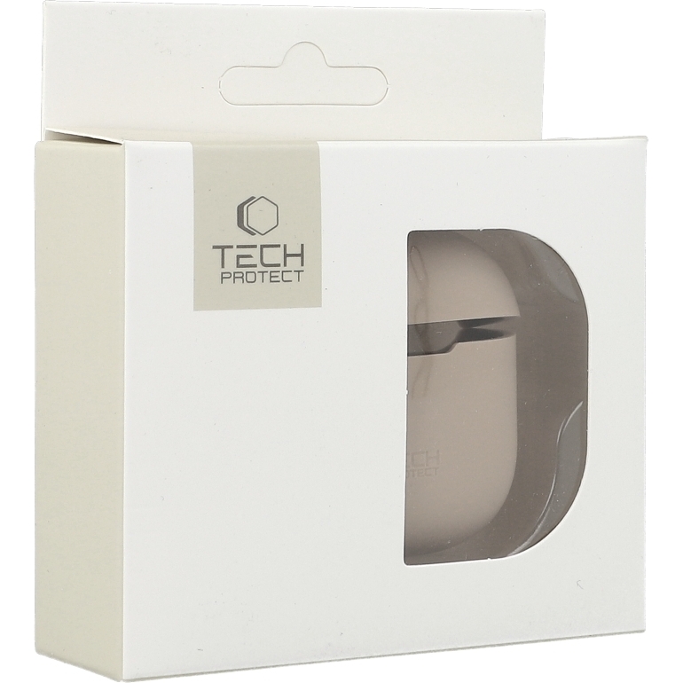 Etui Tech-Protect Silicone do Apple AirPods 4, czarne.